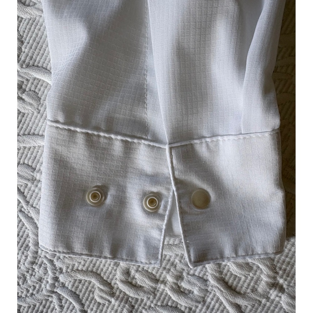 Columbia PFG Tamiami II White Long Sleeve Fishing Shirt Womens XL UPF 40 Vent - Picture 6 of 13